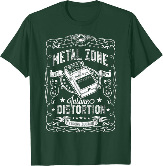 Metal Zone Insane Distortion Strong Sustain Guitar T-Shirt - T-Shirt | Forest