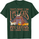 I Pet Cats Play Guitars Guitarist Music Lover Retro Vintage T-Shirt - T-Shirt | Forest