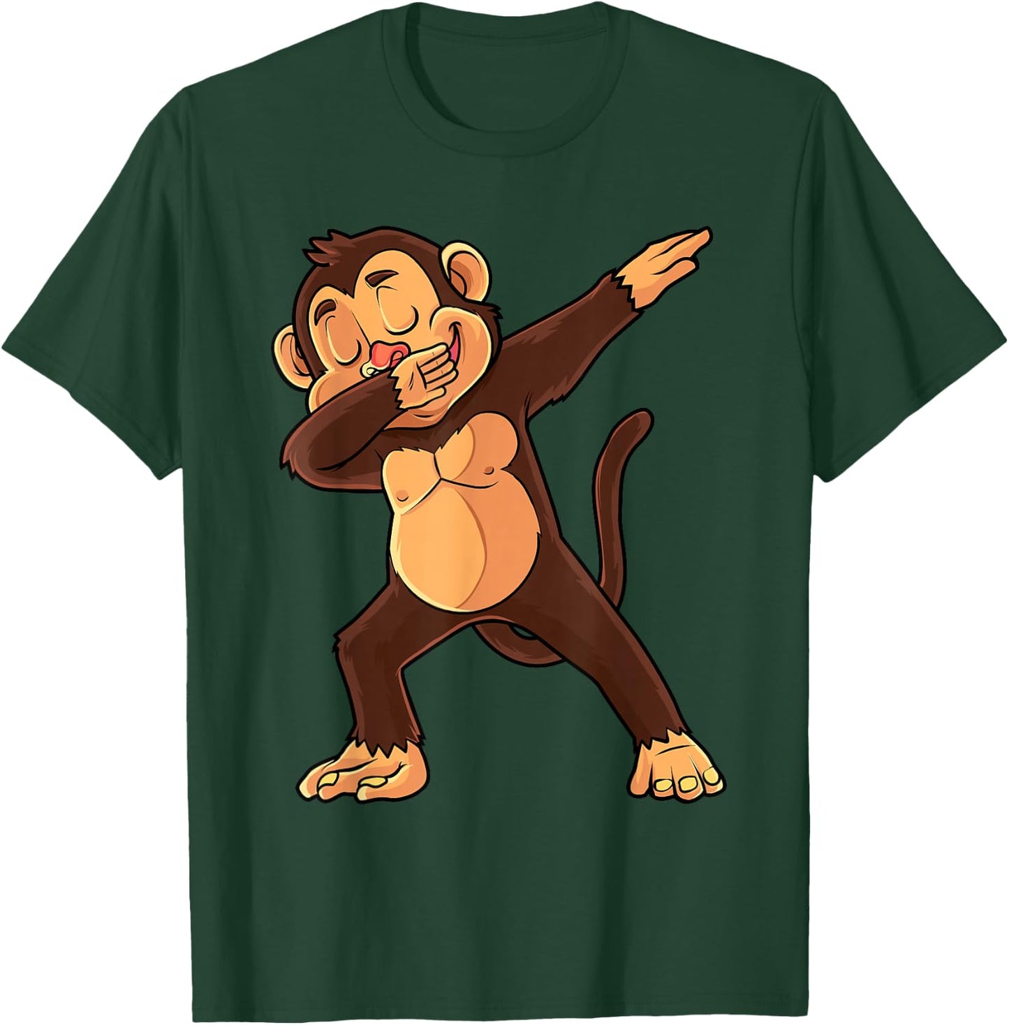 Dabbing Monkey Animal Lover Men Women Kids T-Shirt - T-Shirt | Forest
