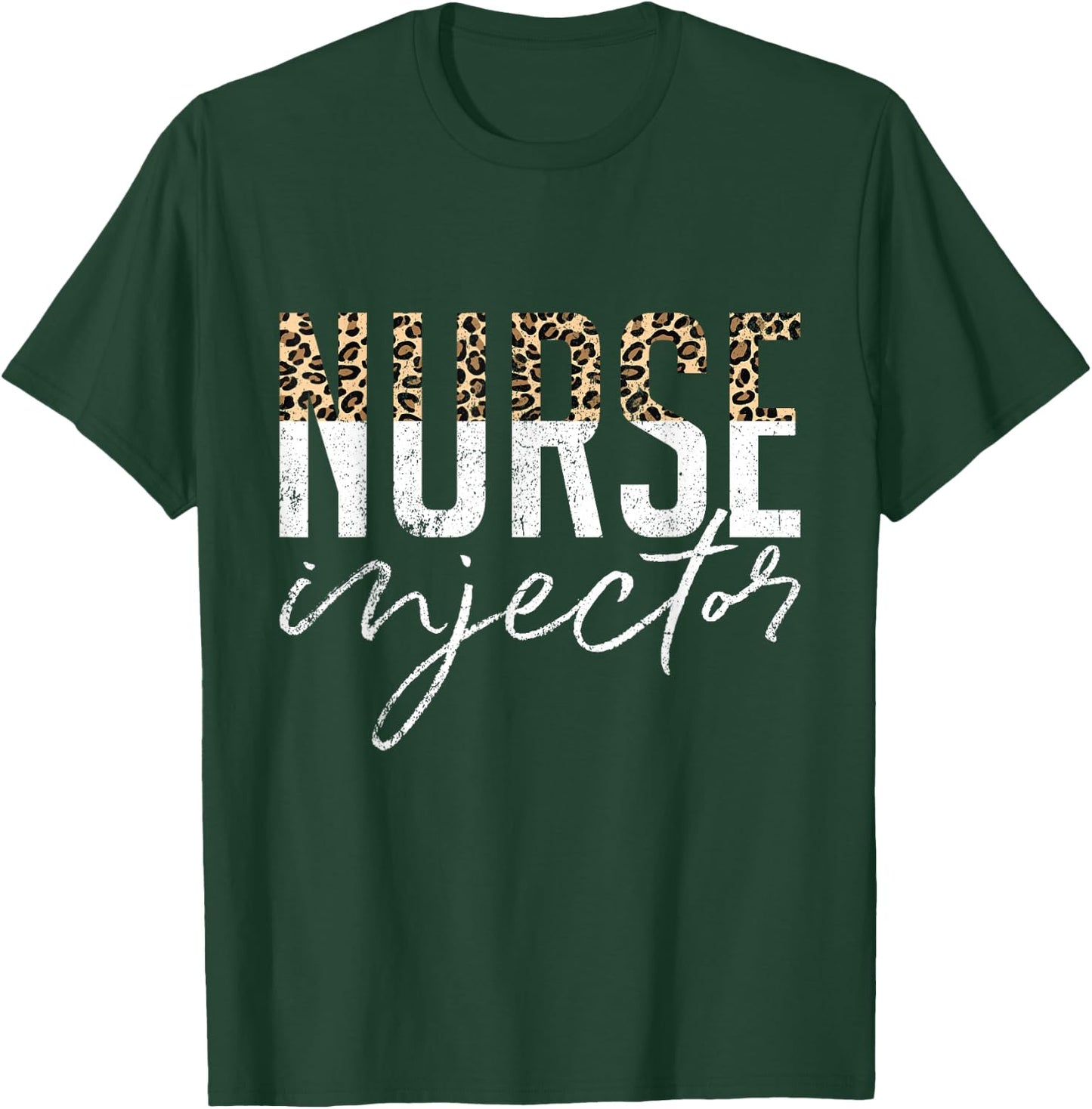 Vintage Nurse Injector Aesthetic Nurse Injector T-Shirt - T-Shirt | Forest