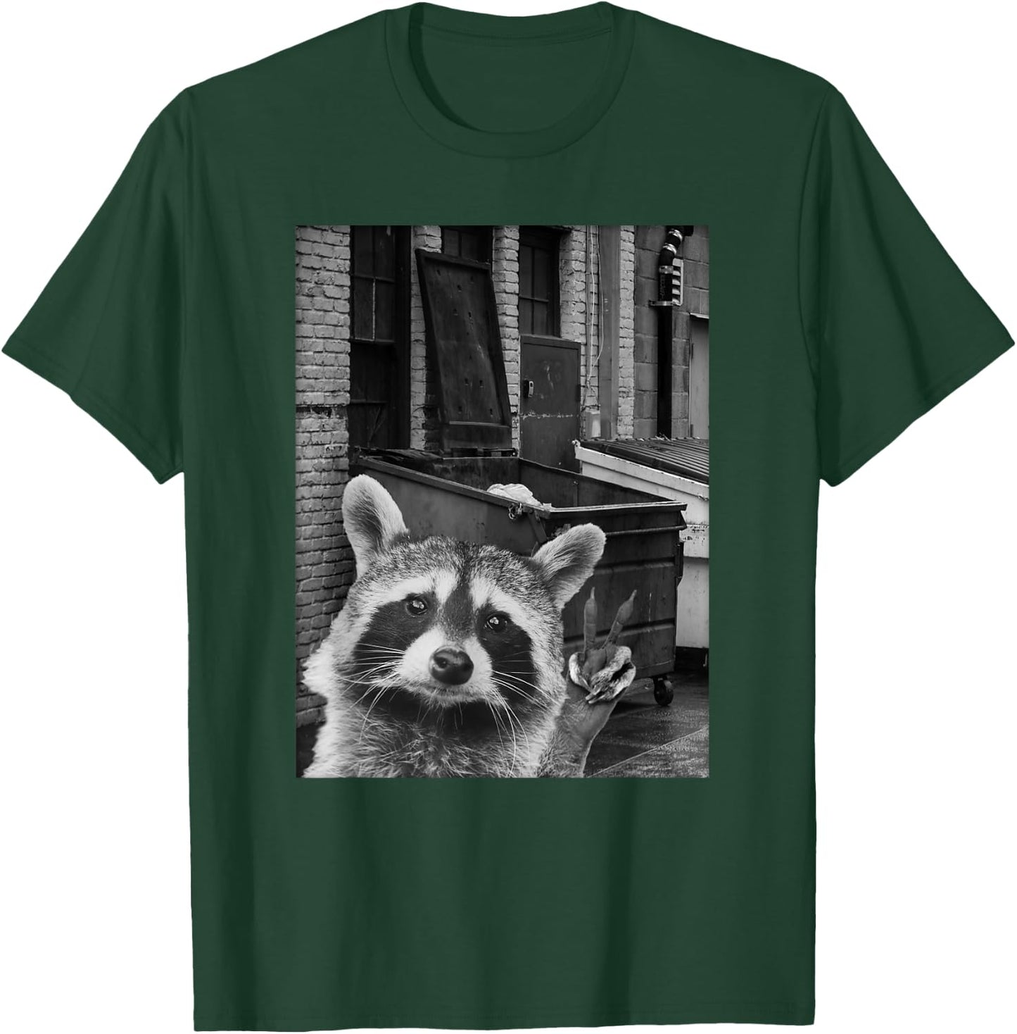 Funny Raccoon Selfie Shirt - Raccoon T-Shirt - T-Shirt | Forest