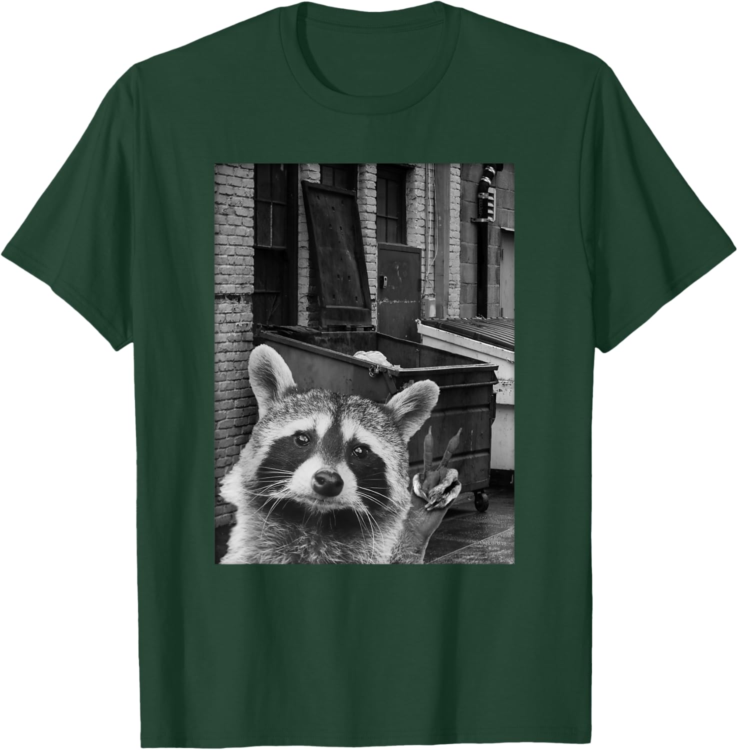 Funny Raccoon Selfie Shirt - Raccoon T-Shirt - T-Shirt | Forest