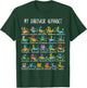 Types Of Dinosaurs Alphabet A-Z ABC Dino T-Shirt - T-Shirt | Forest