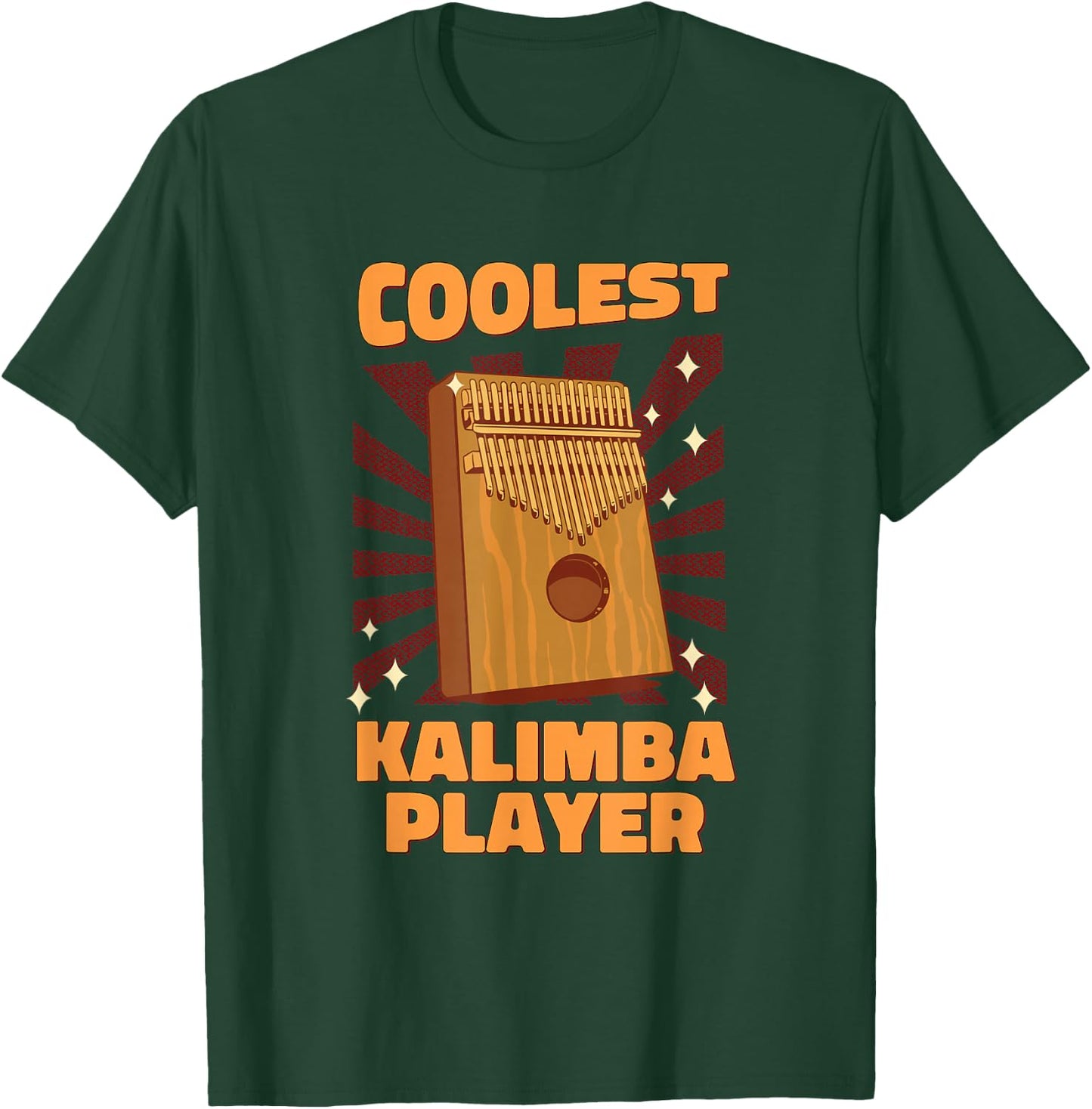 Coolest Kalimba Player Sound Instrument Kalimba T-Shirt - T-Shirt | Forest