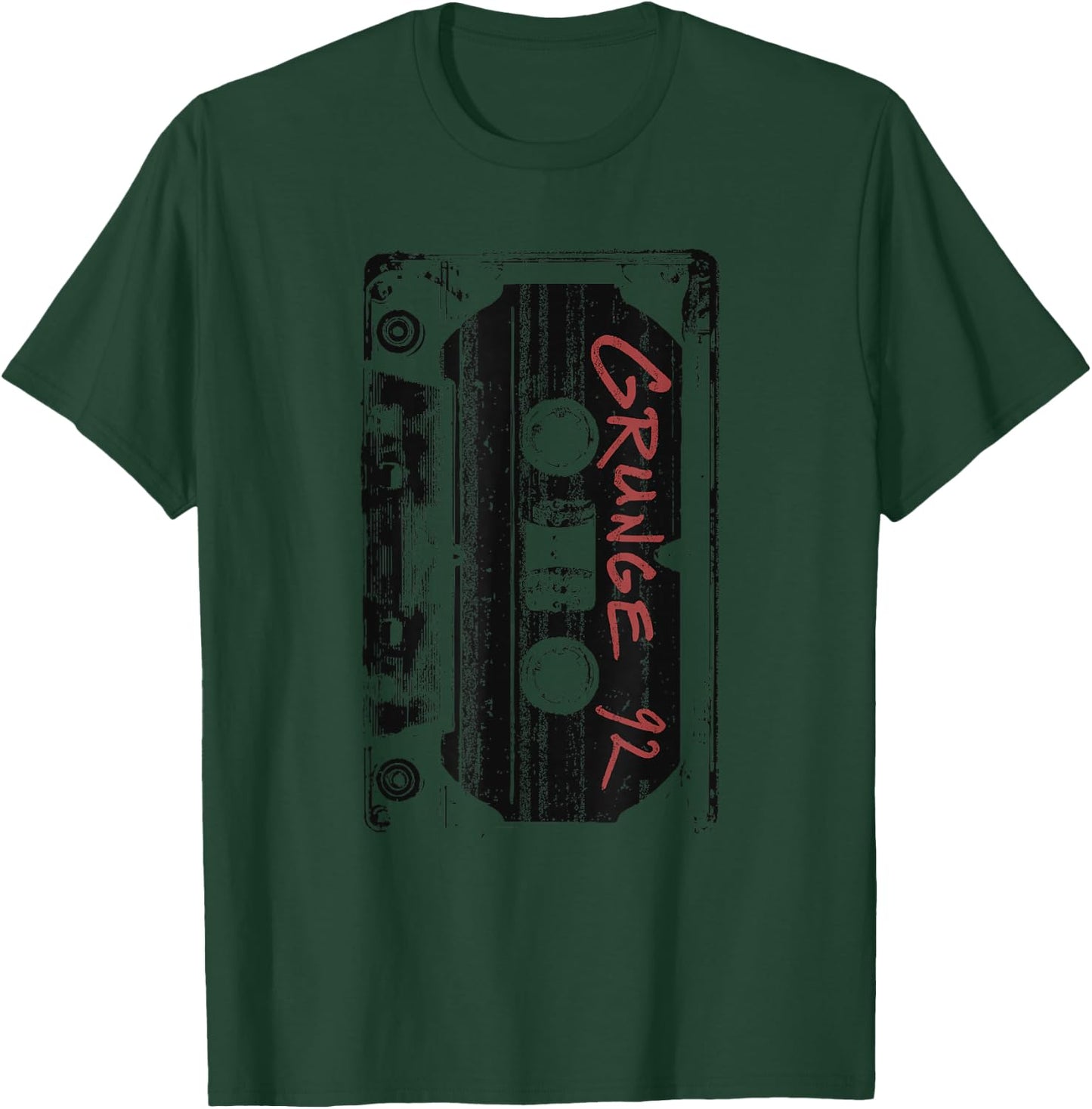 Grunge 90's Vintage Concert Mixtape Retro T-Shirt - T-Shirt | Forest