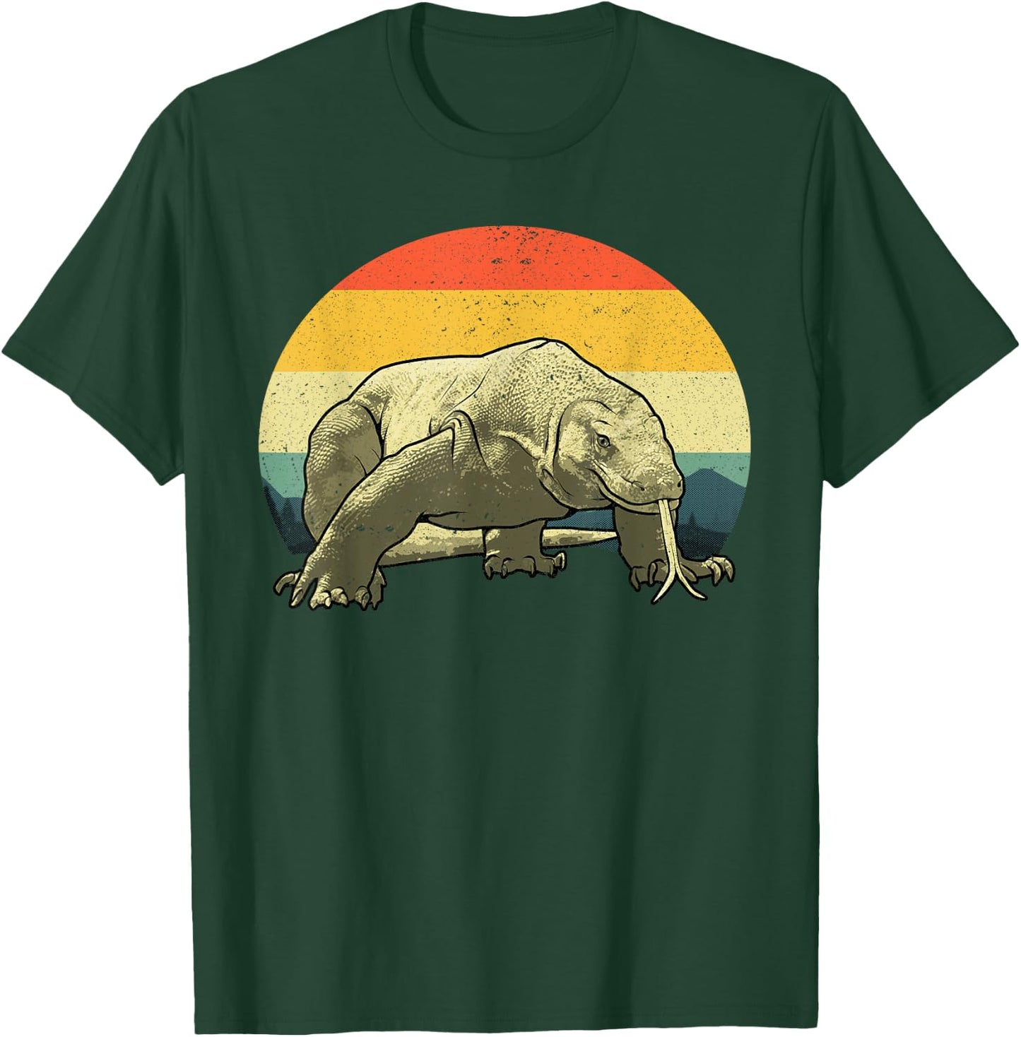 Cute Komodo Dragon Women Kids Vintage Komodo Dragon T-Shirt - T-Shirt | Forest
