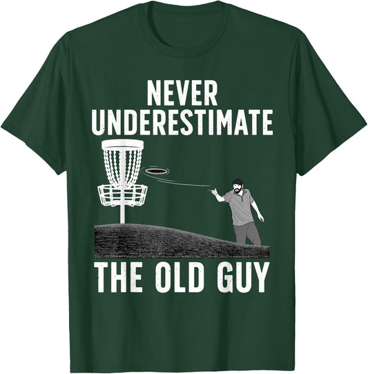 Cool Disc Golf Dad Grandpa Disc Golf Players Lovers T-Shirt - T-Shirt | Forest