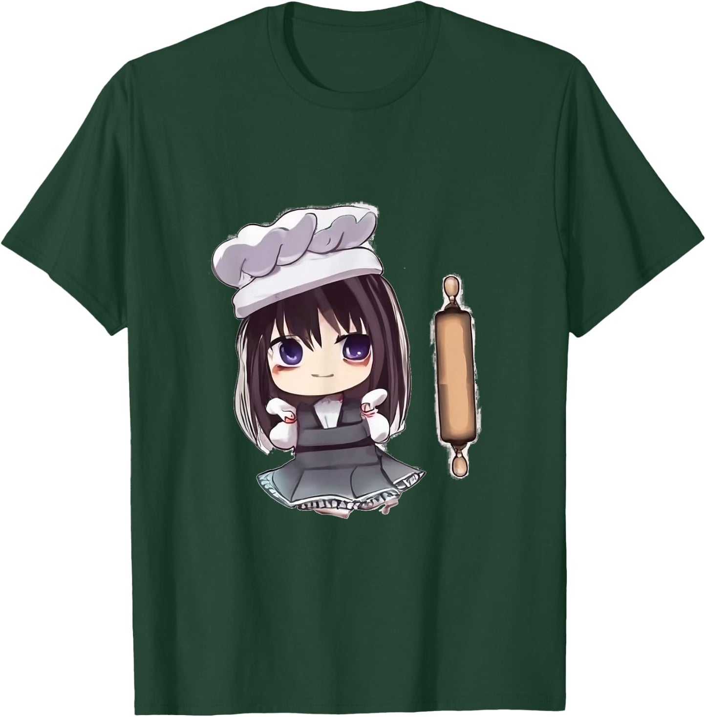 Anime Baker Baking T-Shirt - T-Shirt | Forest