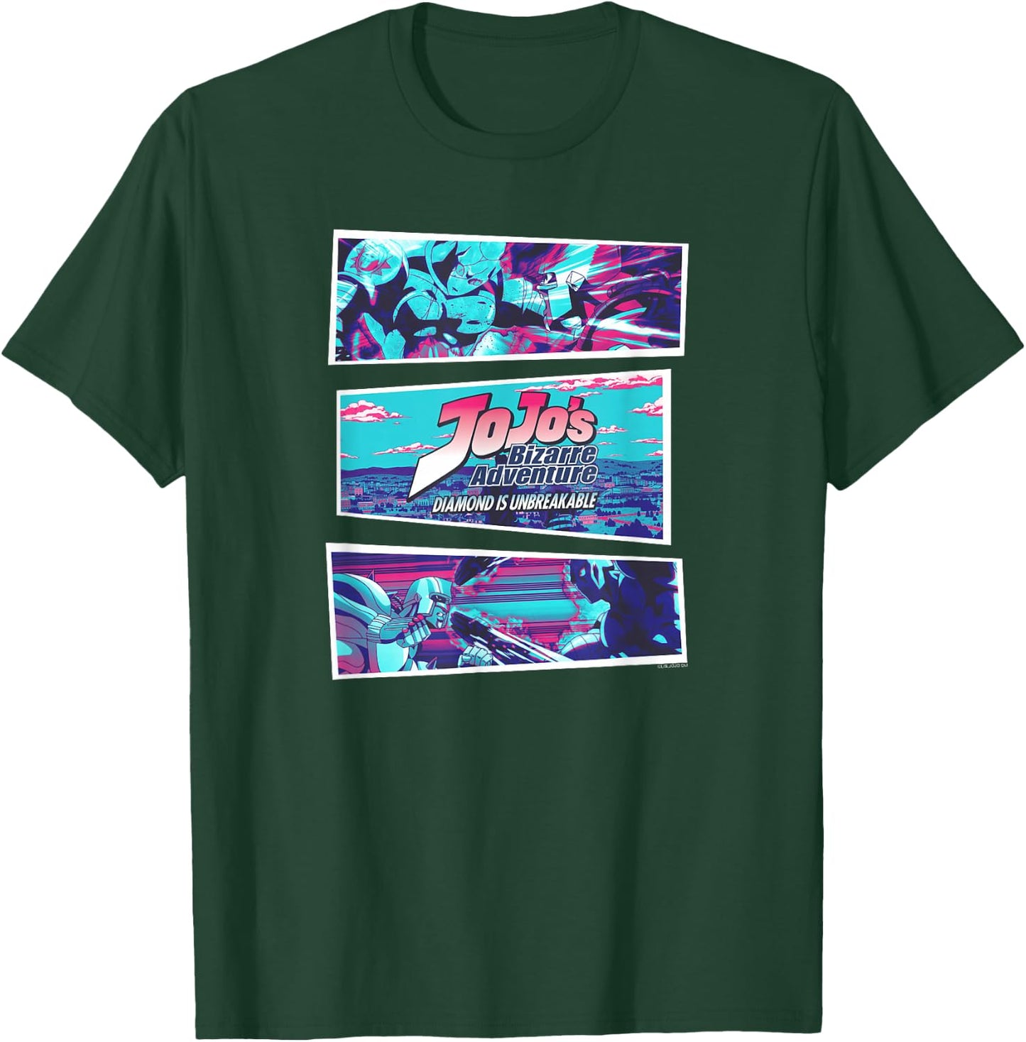 JoJo Part 4 Shining Crazy Diamond VS Deadly Killer Queen T-Shirt - T-Shirt | Forest