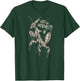 Eat the Patriarchy! Punk feminist praying ghost mantis art T-Shirt - T-Shirt | Forest