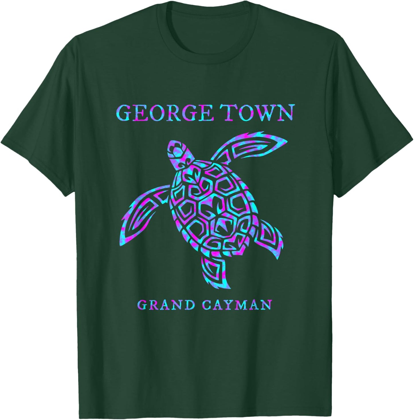 George Town Grand Cayman Sea Turtle Boys Girls Toddler T-Shirt - T-Shirt | Forest