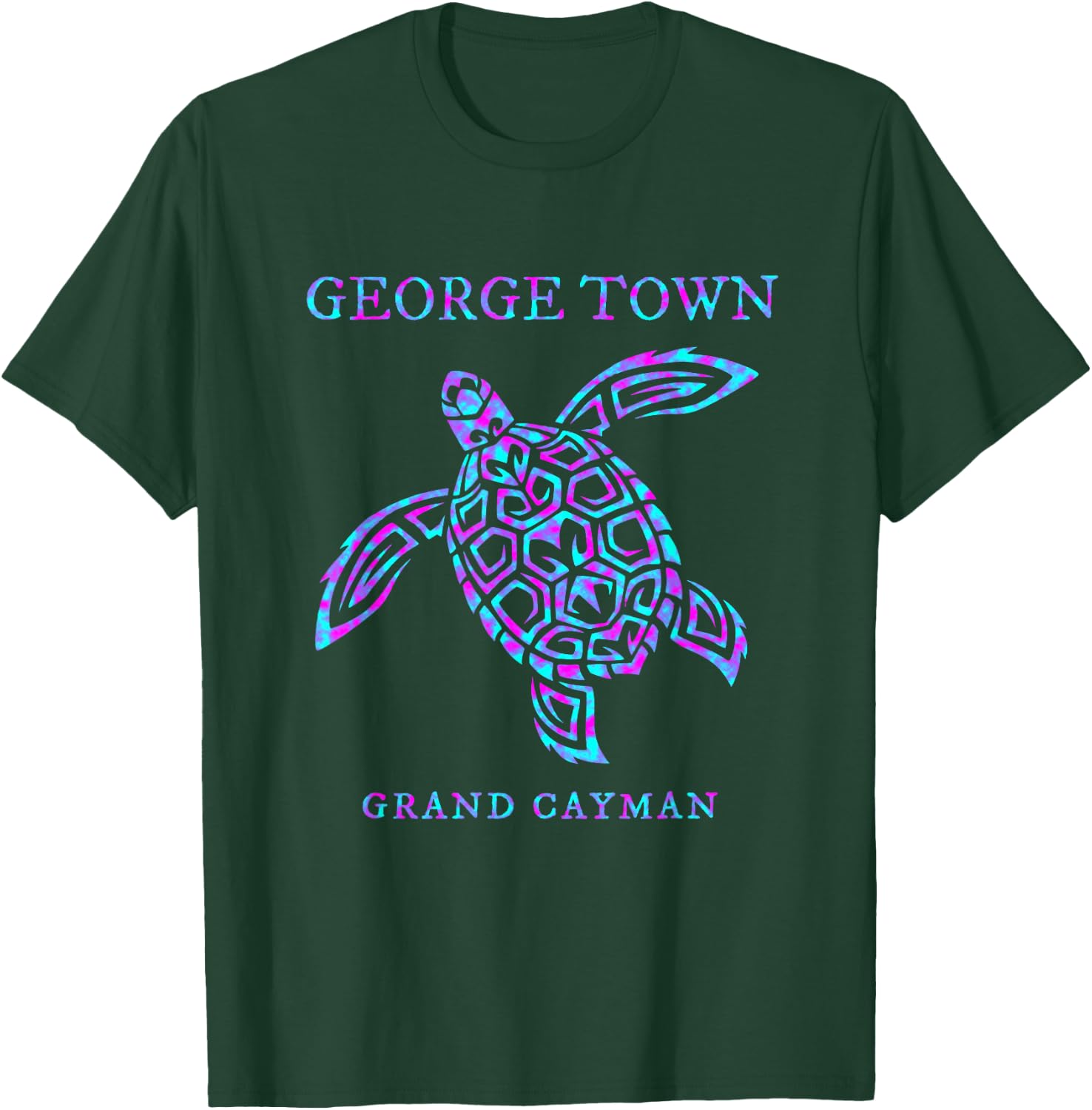 George Town Grand Cayman Sea Turtle Boys Girls Toddler T-Shirt - T-Shirt | Forest