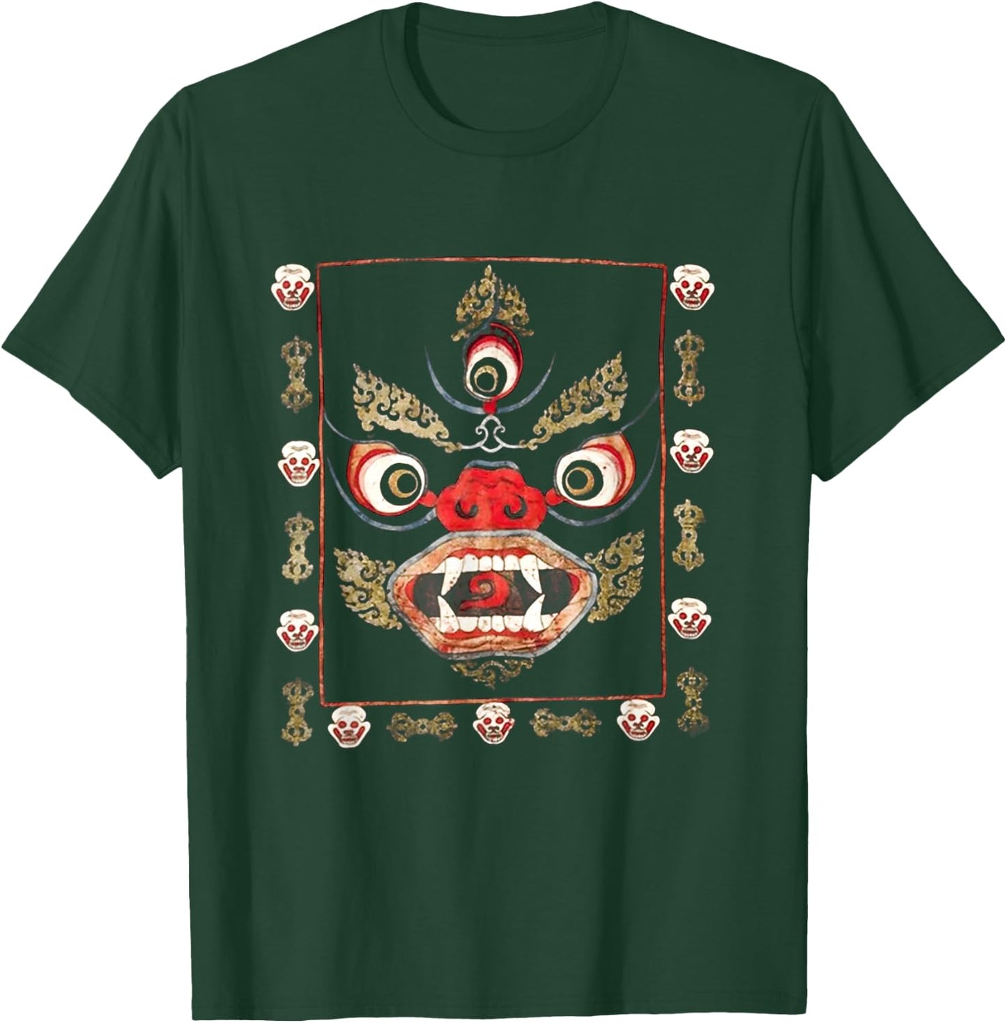Tibetan Mahakala T-Shirt - T-Shirt | Forest