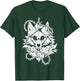 Skull Wolf Skeleton Dog T-Shirt - T-Shirt | Forest