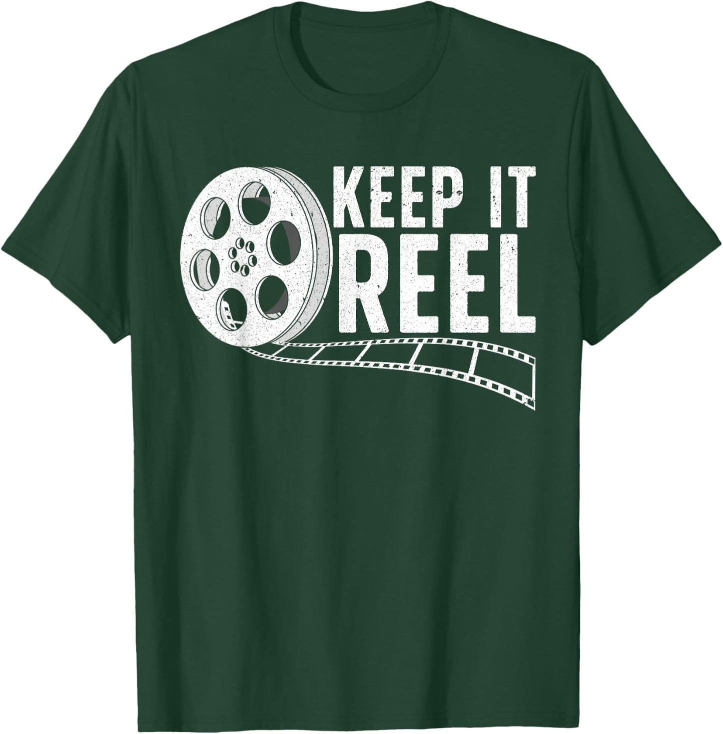 Cool Filmmaker Art Women Movie Film Maker Keep Reel T-Shirt - T-Shirt | Forest