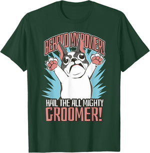 Funny Dog Grooming Art For Pet Groomer French Bulldog T-Shirt - T-Shirt | Forest