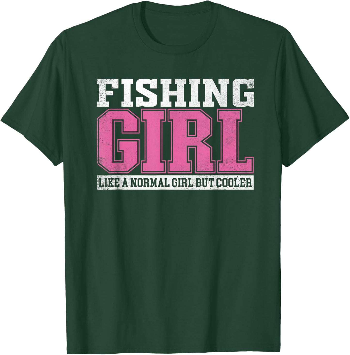 Fishing Girl T-Shirt - T-Shirt | Forest
