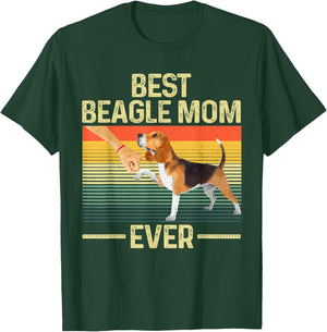 Best Beagle Mom Art Mama Mother Beagle Dog Lovers T-Shirt - T-Shirt | Forest
