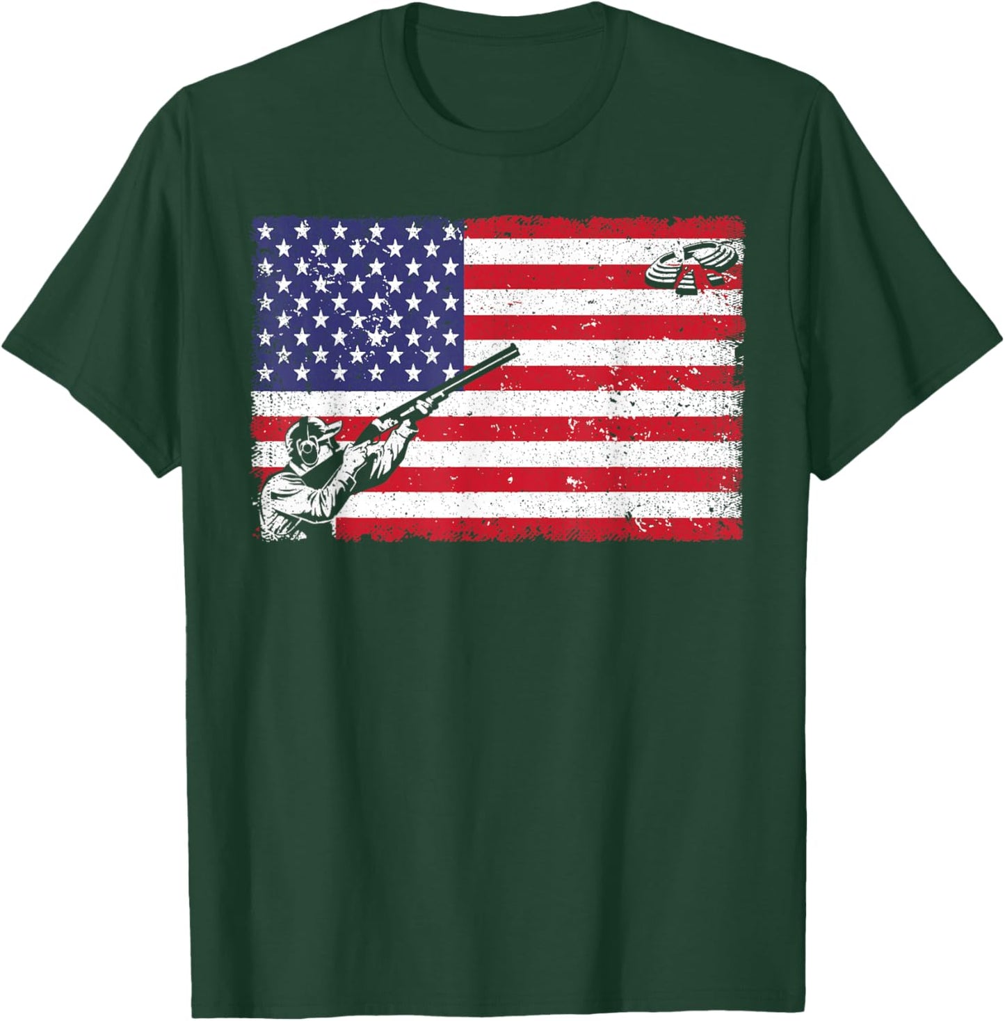 Best Trap Shooting Women Skeet Shooting Clay Target T-Shirt - T-Shirt | Forest