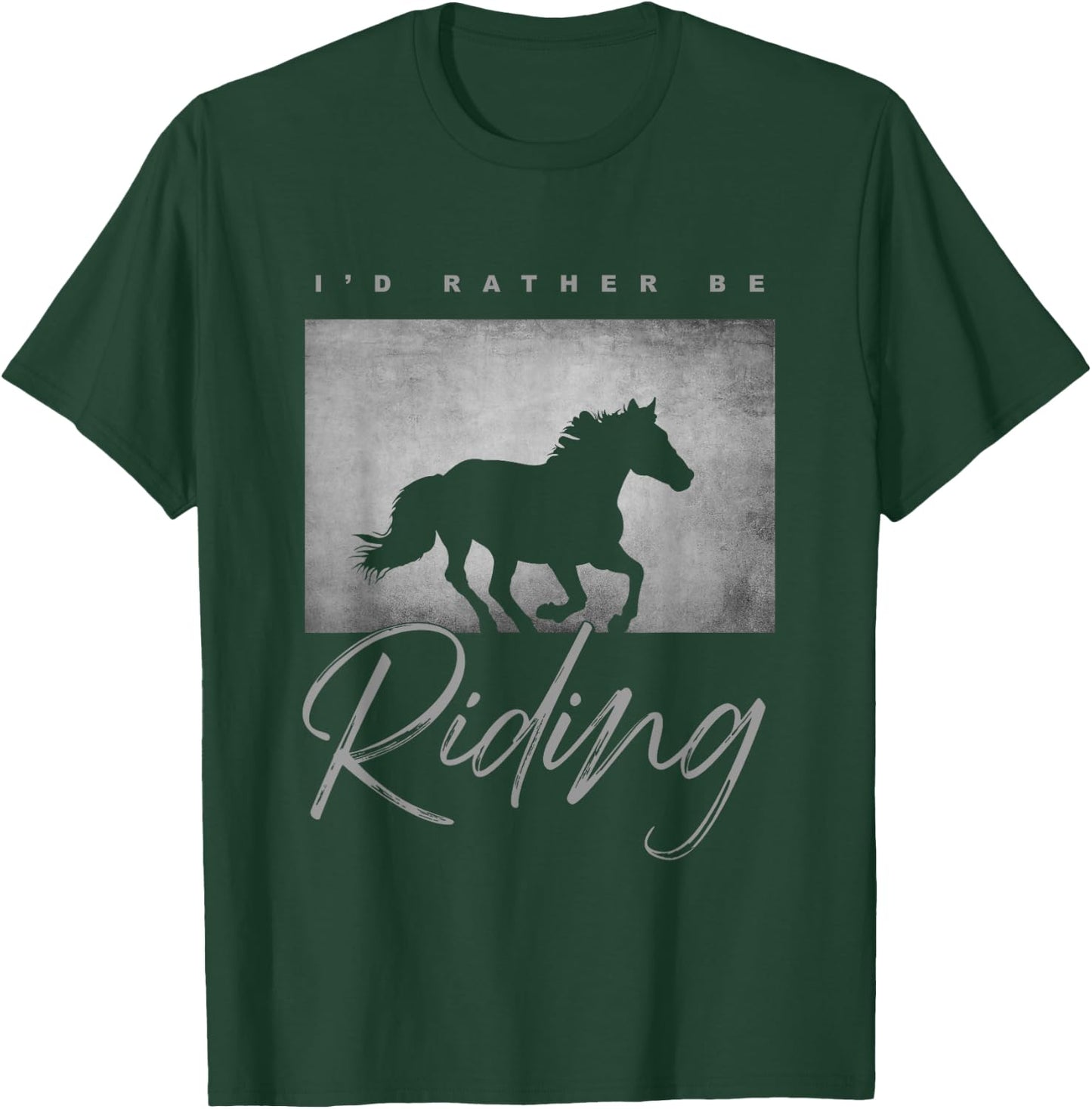 Horse Riding Apparel - Horse T-Shirt - T-Shirt | Forest