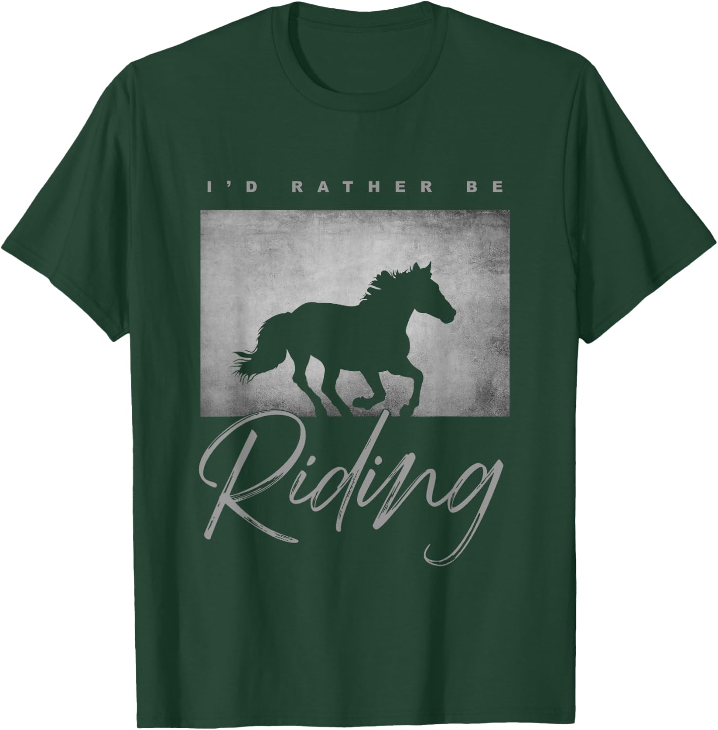 Horse Riding Apparel - Horse T-Shirt - T-Shirt | Forest