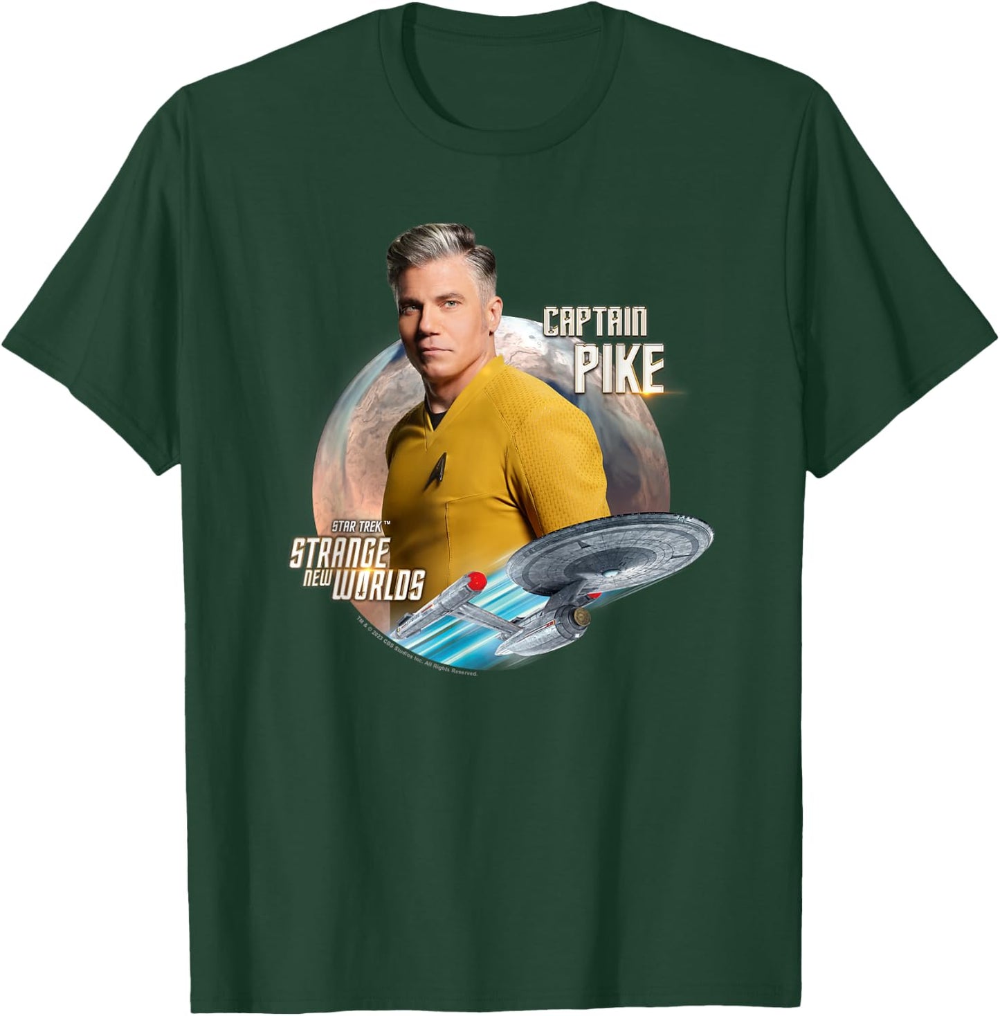 Star Trek Strange New Worlds Captain Pike T-Shirt - T-Shirt | Forest