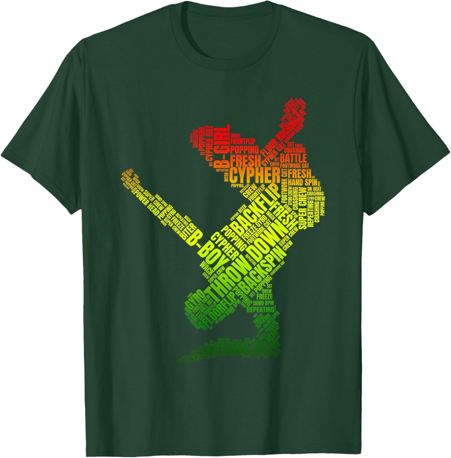 Cypher Bboy Street Dance Battle Movement Breakdance T-Shirt - T-Shirt | Forest