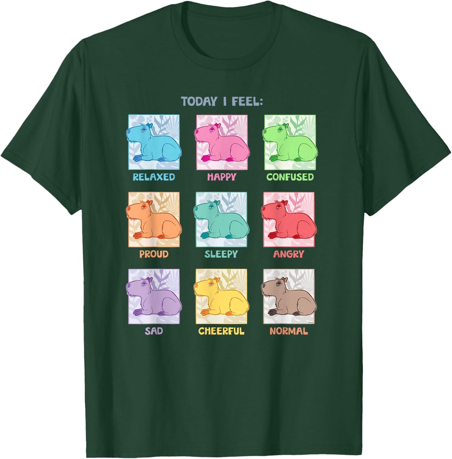 Disney Encanto The Many Moods of Chispi the Capybara T-Shirt - T-Shirt | Forest