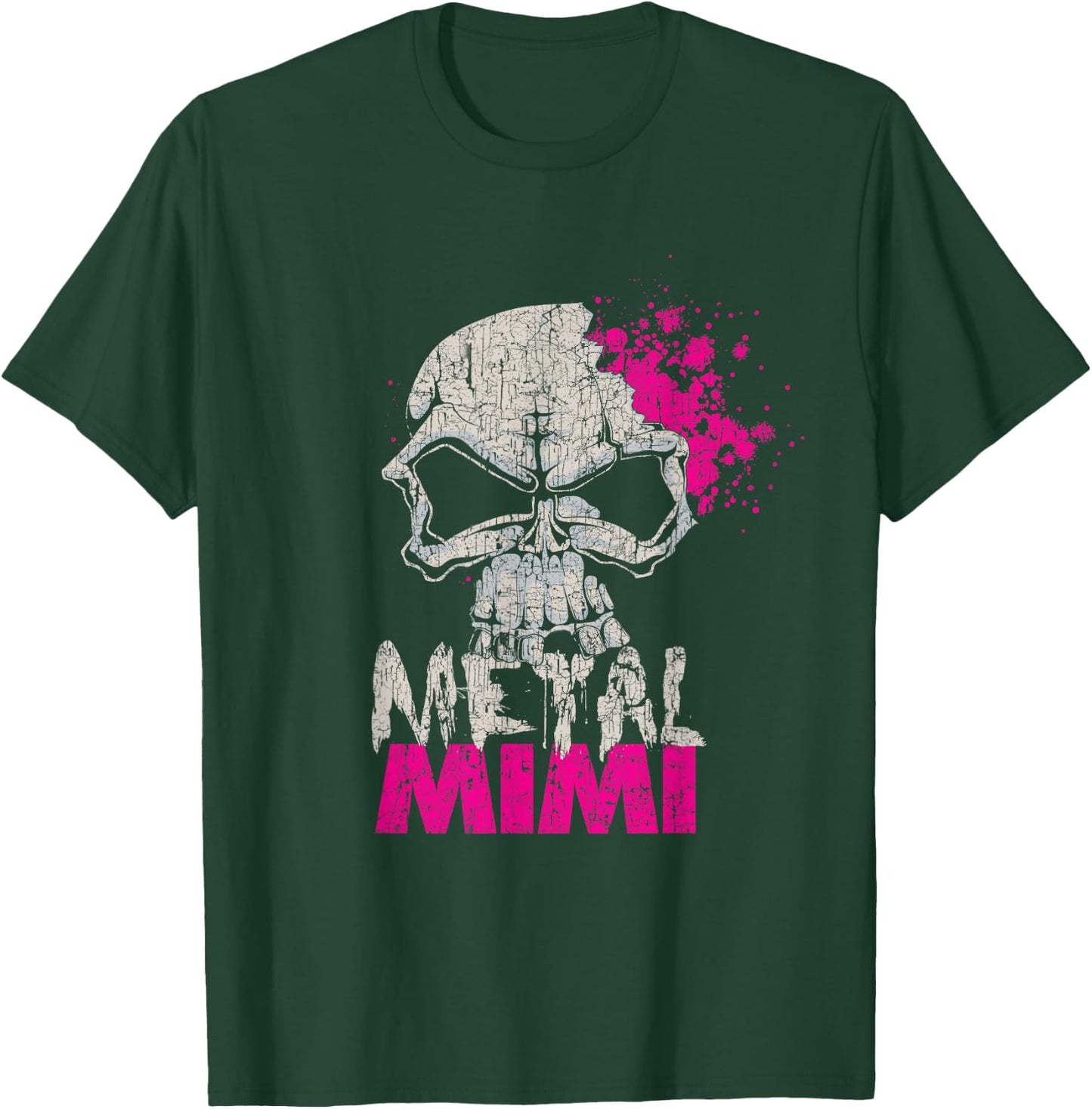 Metal Mimi, Rock Music Mom Grandma, Mother's Day T-Shirt - T-Shirt | Forest