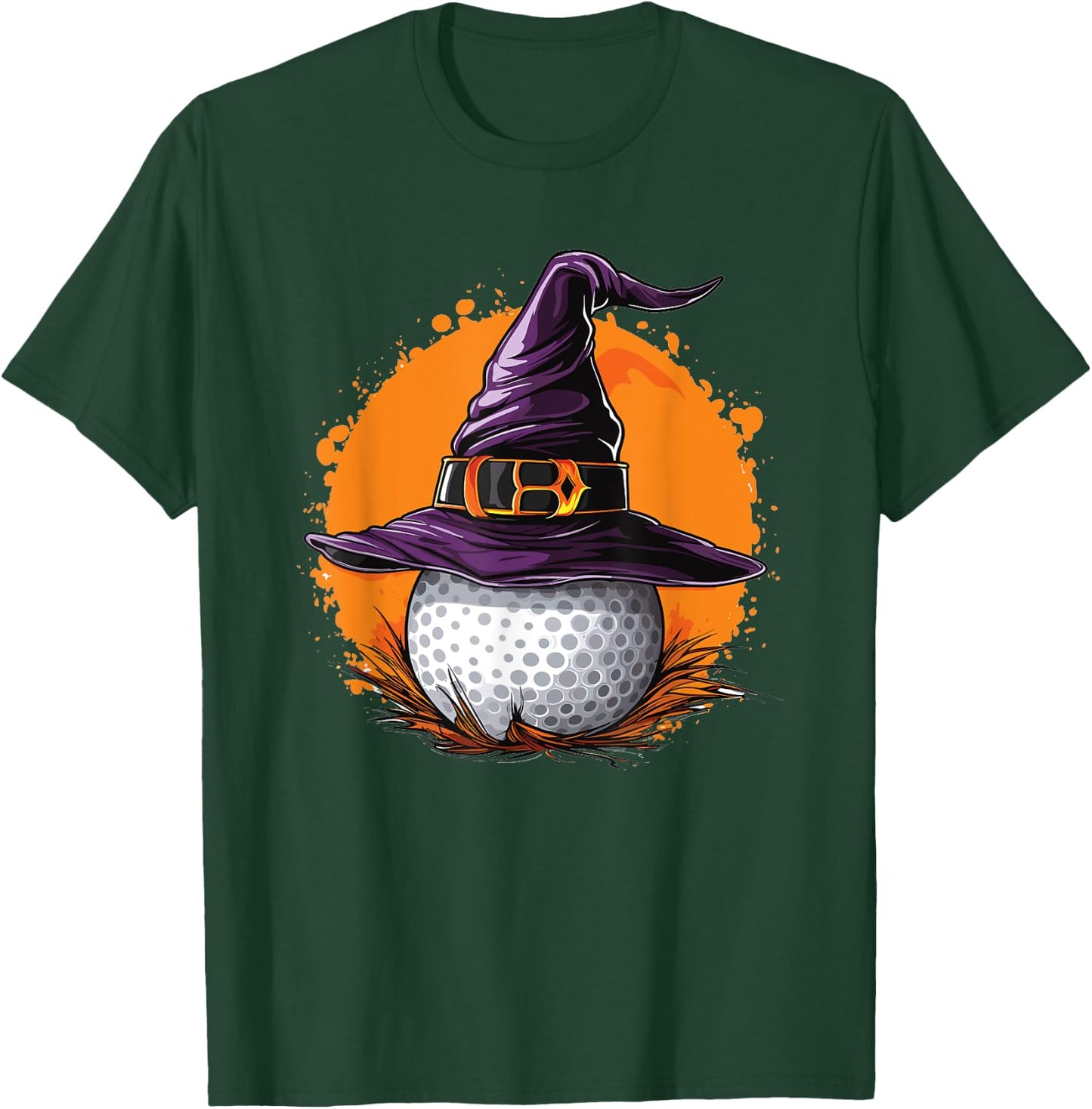 Witch Golf Lover Halloween Costume Golf T-Shirt - T-Shirt | Forest