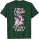 Funny Thick Thighs And Witchy Vibes T-Shirt - T-Shirt | Forest