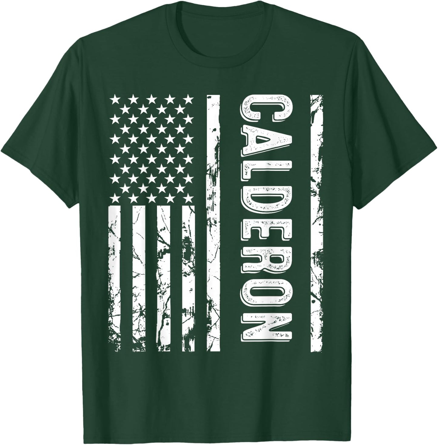 Calderon Last Name Funny Surname Team Family Reunion T-Shirt - T-Shirt | Forest