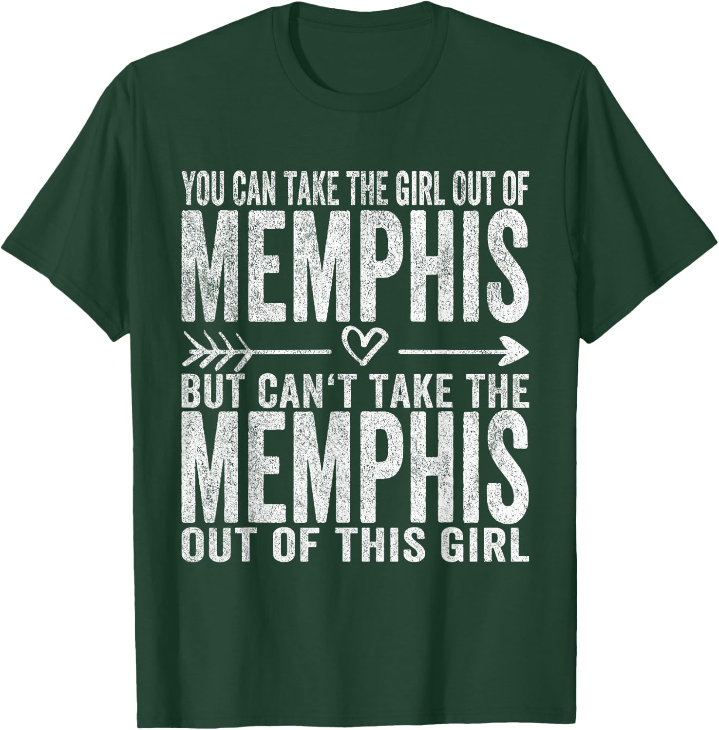 Girl Out Of Memphis Tennessee Hometown Home Memphis T-Shirt - T-Shirt | Forest