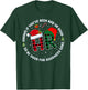 HR Knows If You've Been Bad Or Good Funny Christmas Plaid T-Shirt - T-Shirt | Forest