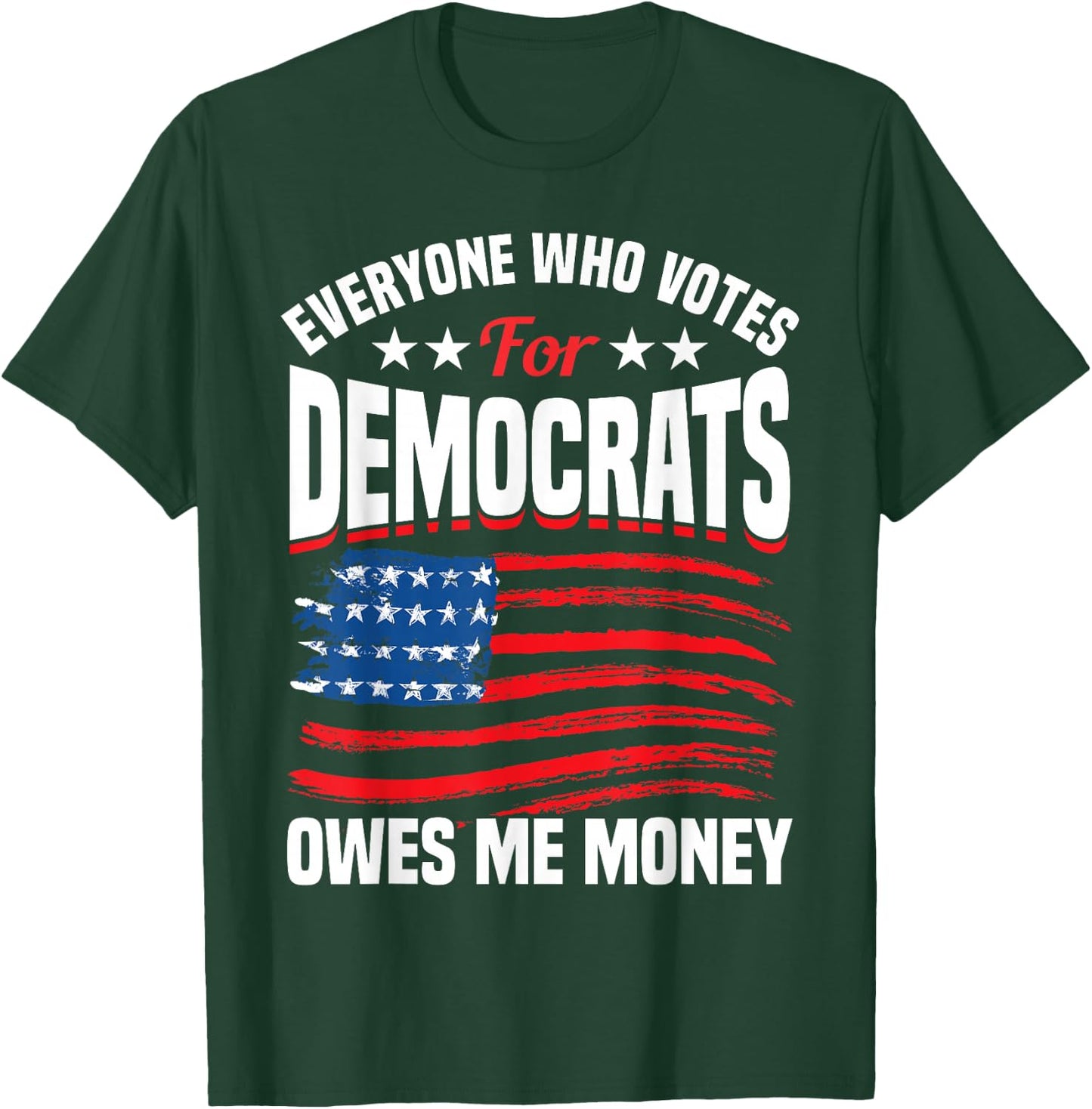USA Flag Funny Republican T-Shirt - T-Shirt | Forest