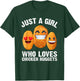 Funny Chicken Nugget Design For Girls Women Nuggets Lovers T-Shirt - T-Shirt | Forest