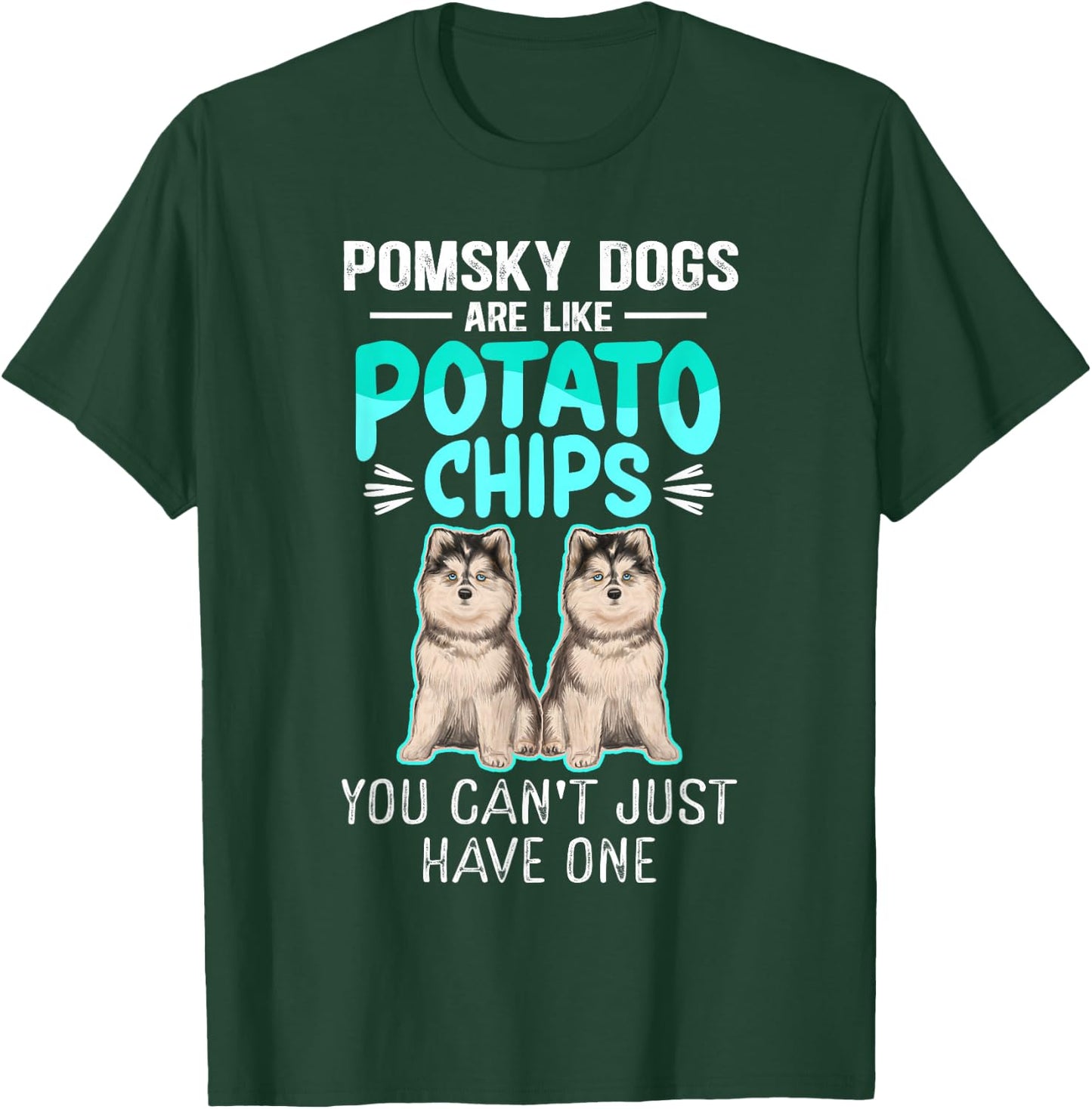 Pomsky Dogs Are Like Pomskies Dog Owner Pomsky T-Shirt - T-Shirt | Forest