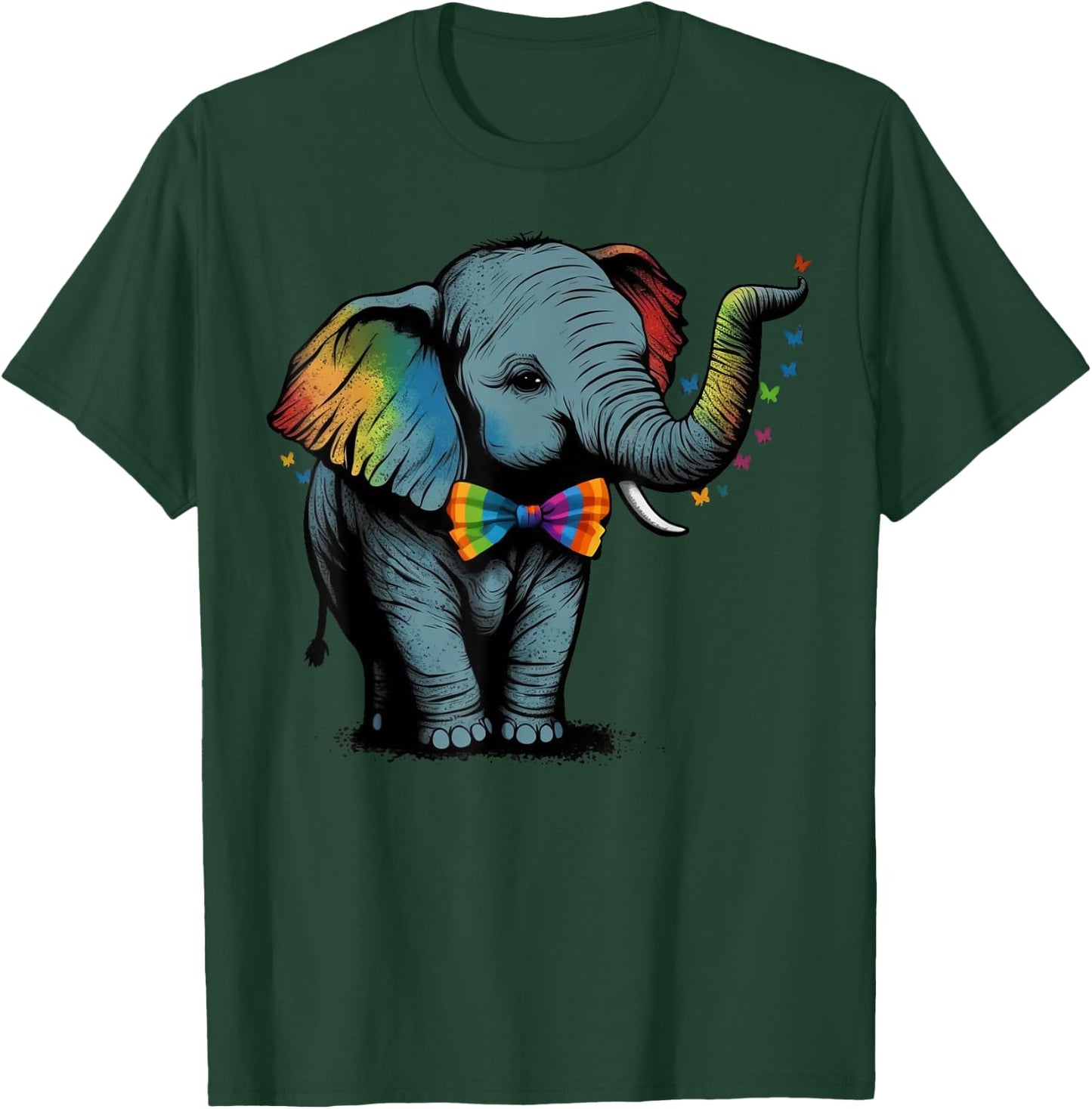Cute Elephant Lover Animal on Elephant T-Shirt - T-Shirt | Forest