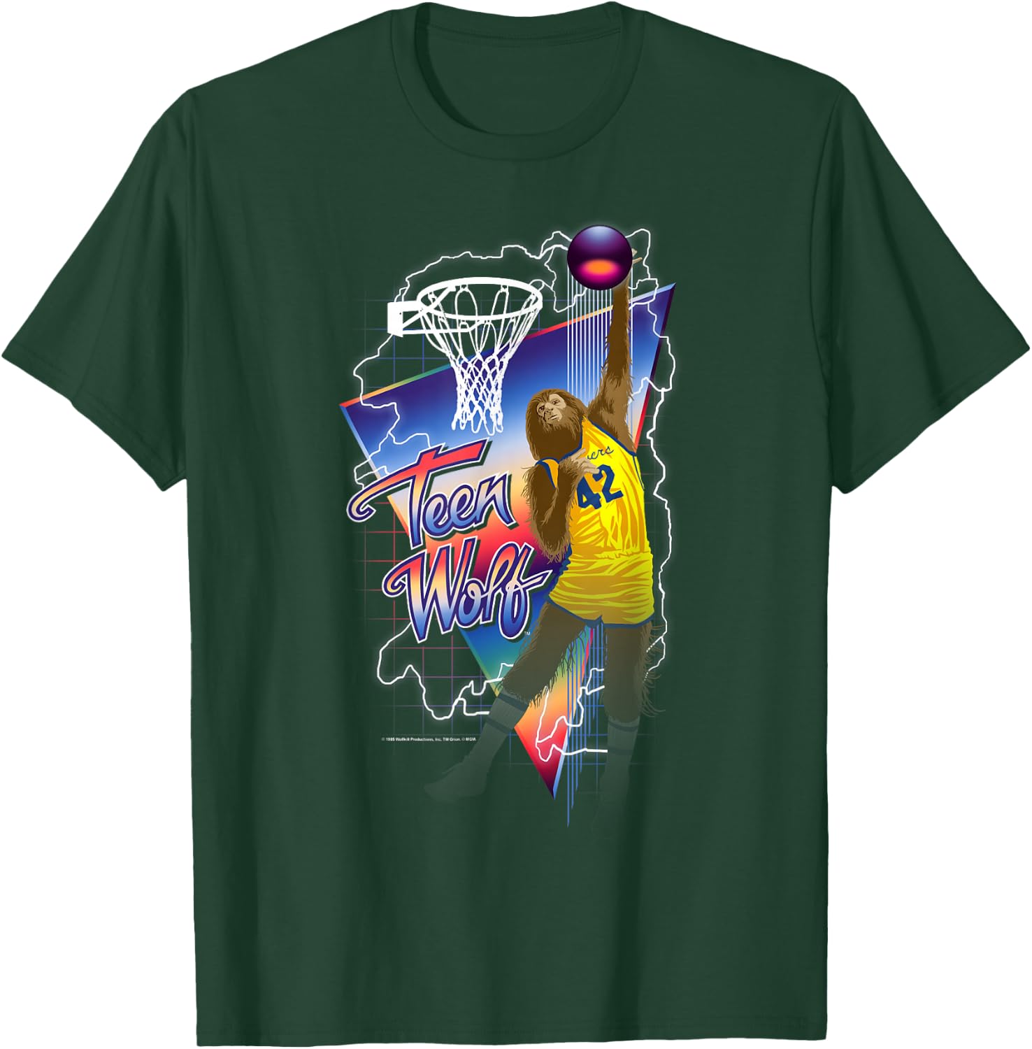 Teen Wolf Slam Dunk T-Shirt - T-Shirt | Forest