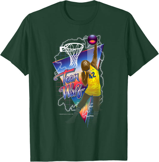 Teen Wolf Slam Dunk T-Shirt - T-Shirt | Forest