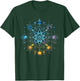 Sacred Geometry Flower of Life Metatron's Cube T-Shirt - T-Shirt | Forest