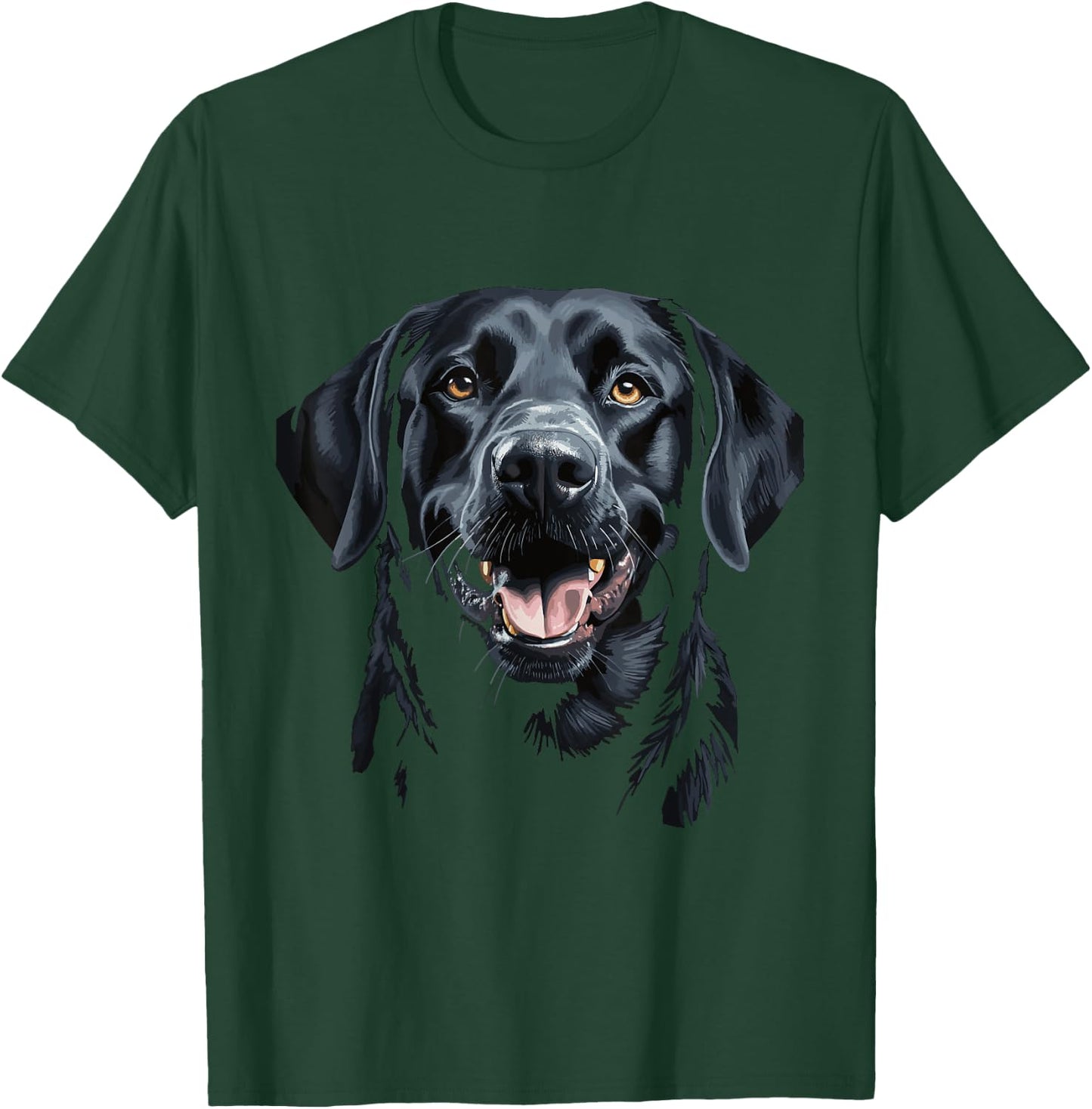 Black Labrador Retriever Love Labrador Mum Dad Chocolate T-Shirt - T-Shirt | Forest