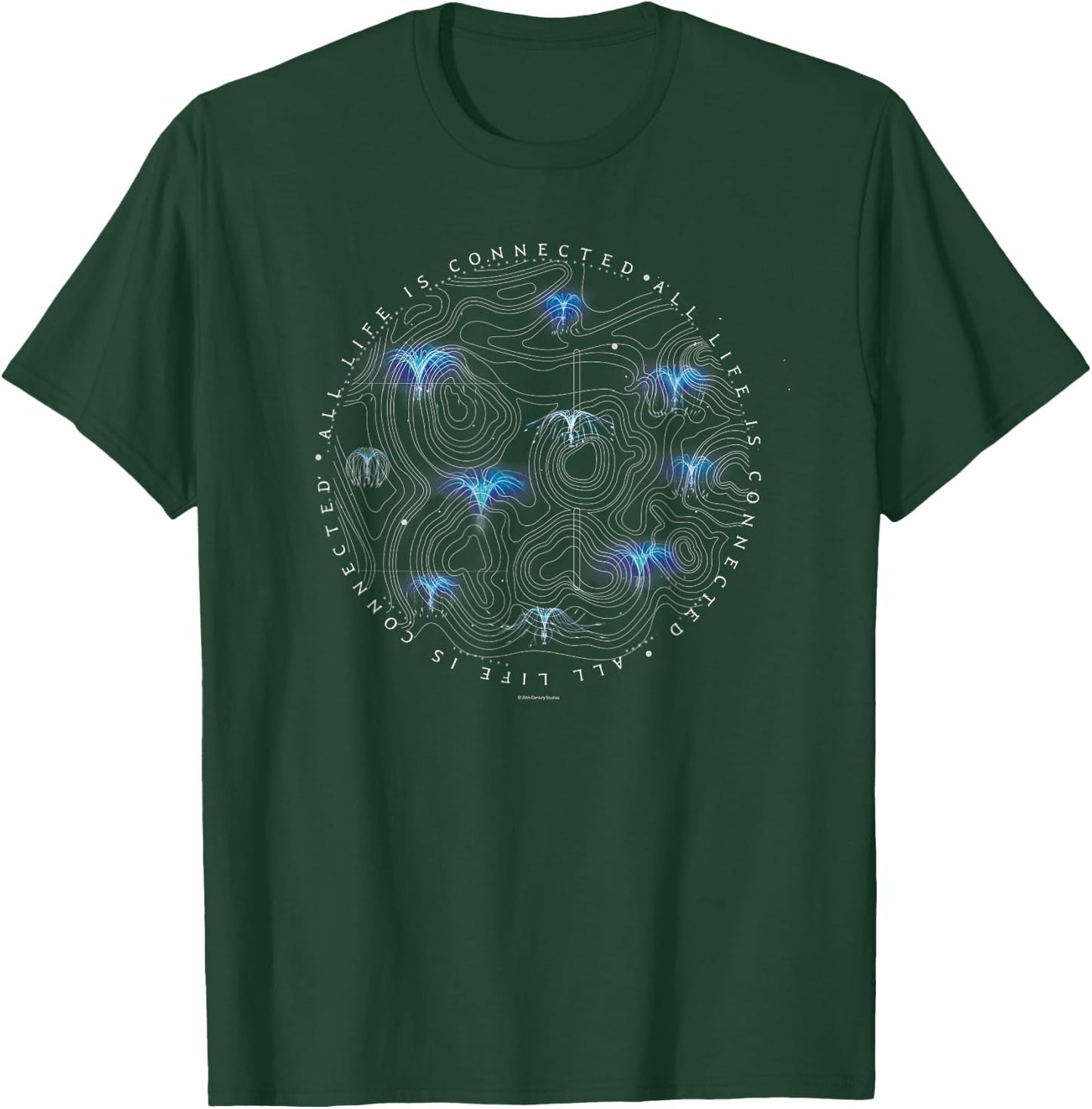 Avatar Pandora Woodsprites All Life is Connected T-Shirt - T-Shirt | Forest