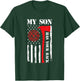 My Son Is A Firefighter Dad Fireman Father Son Firefighter T-Shirt - T-Shirt | Forest
