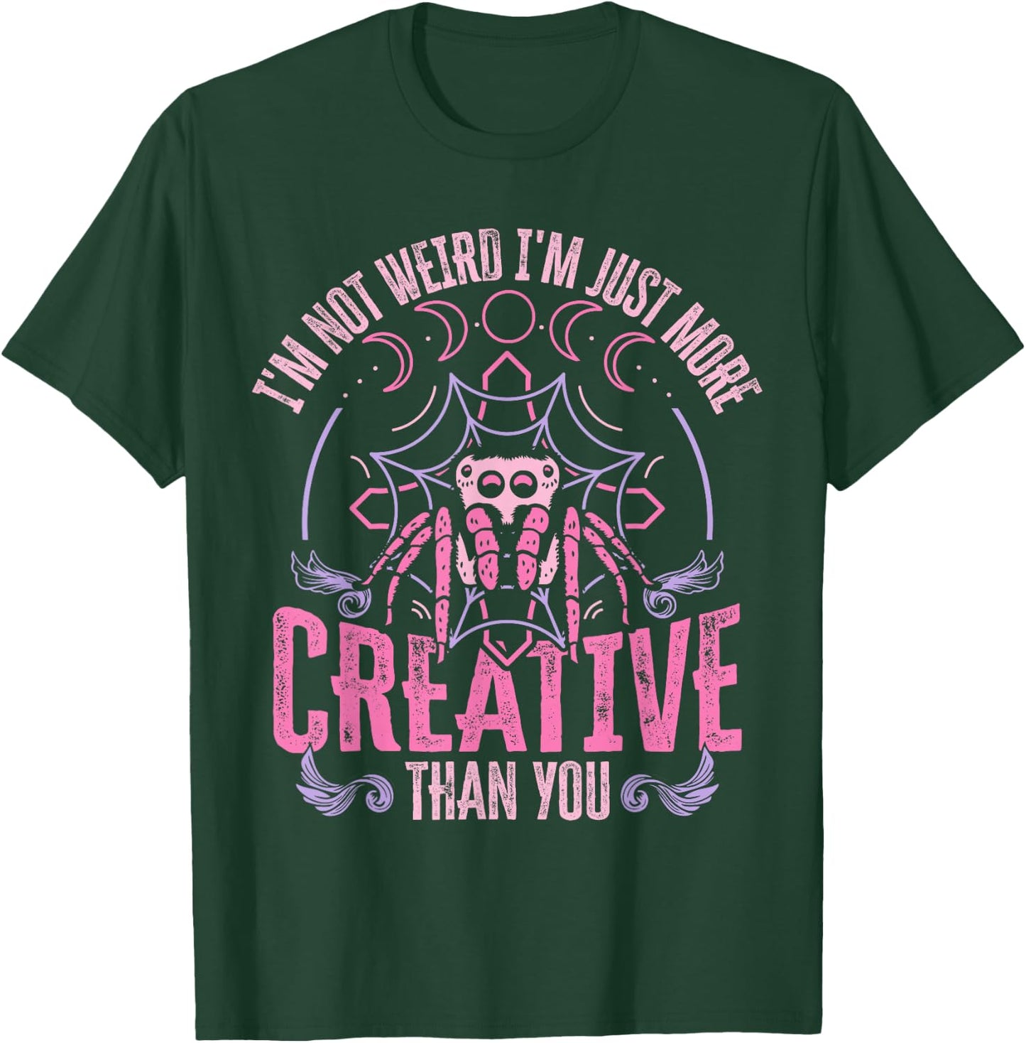 Kawaii Creepy Spider Pastel Goth Anime T-Shirt - T-Shirt | Forest