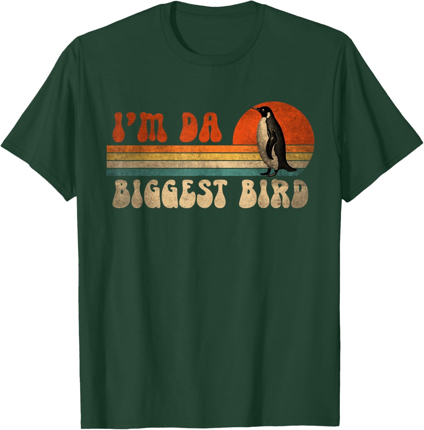 Vintage I'm da Biggest Bird for Bird Lovers Meme Enthusiasts T-Shirt - T-Shirt | Forest