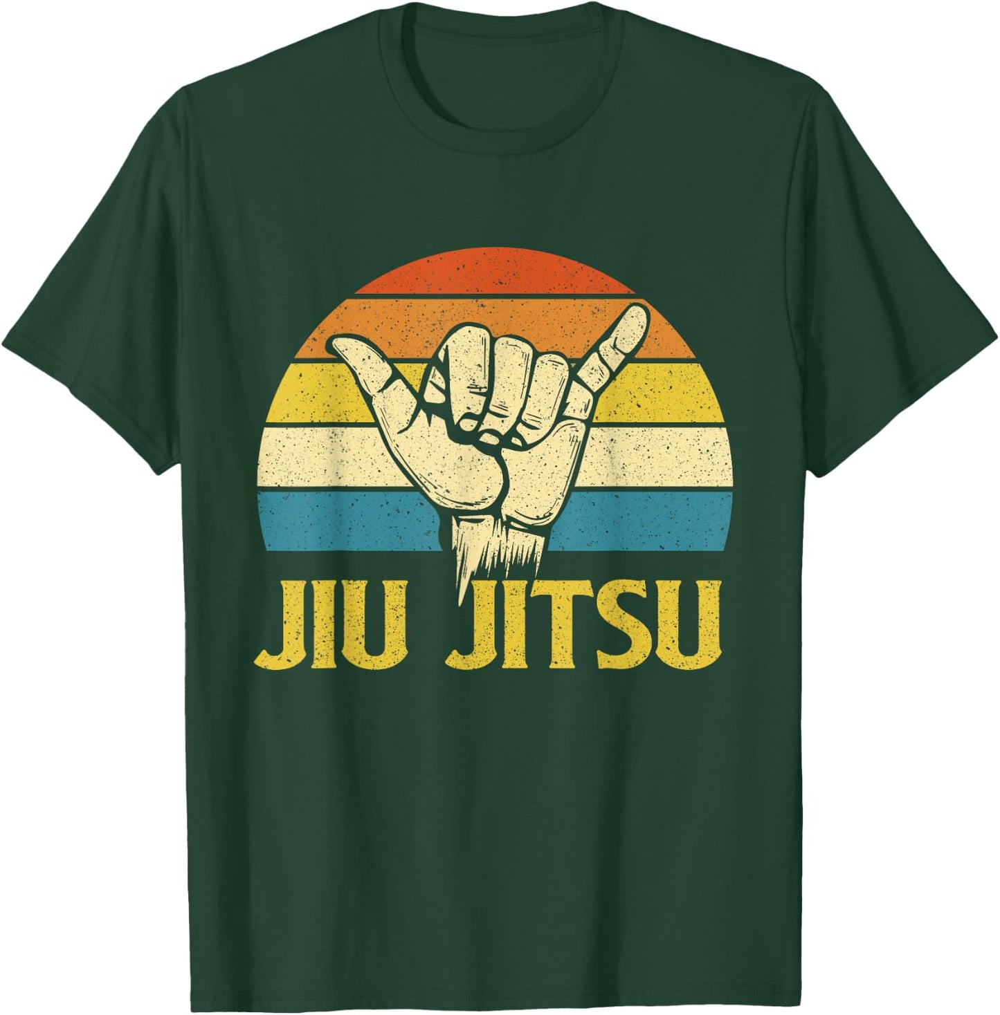 Jiu Jitsu - Martial Arts Ground Fighting Self Defense BJJ T-Shirt - T-Shirt | Forest