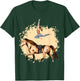 Horse Lovers Horseback Riding Trick Equestrian Saddle T-Shirt - T-Shirt | Forest