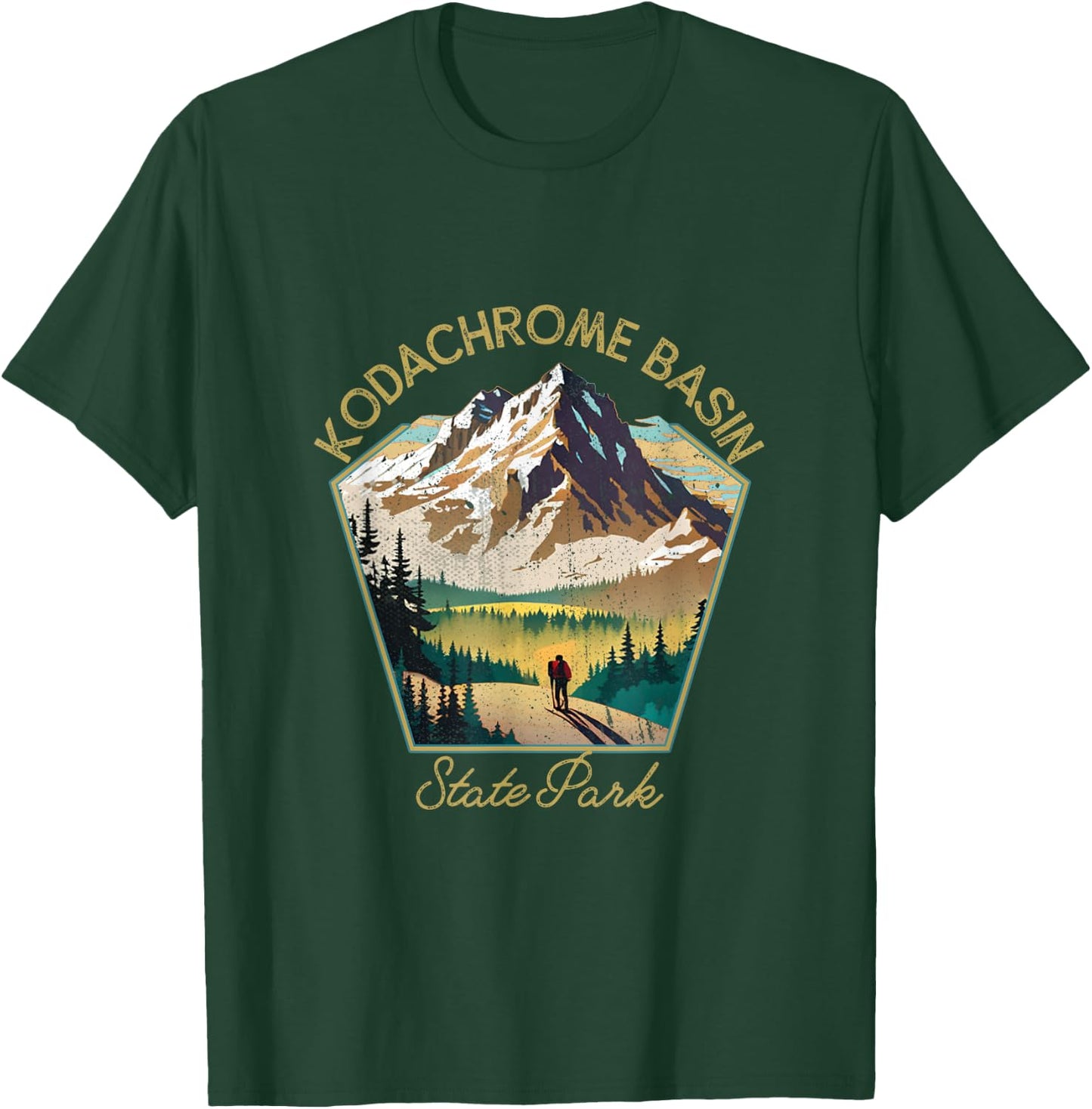 Kodachrome Basin State Park Retro Clothing - Souvenir T-Shirt - T-Shirt | Forest