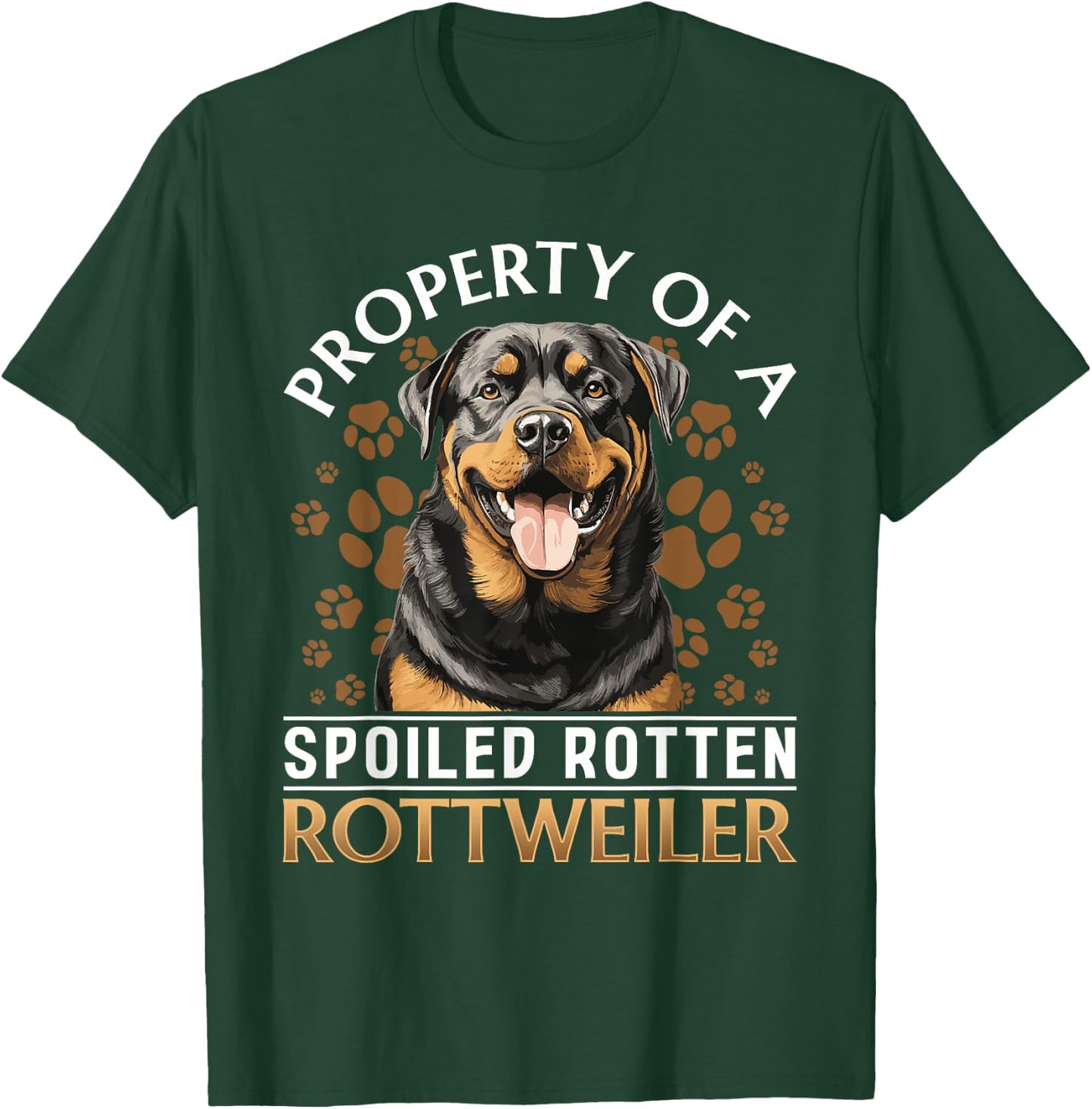 Rottweiler Rottie Dog Breed Pet - Rottie mom T-Shirt - T-Shirt | Forest
